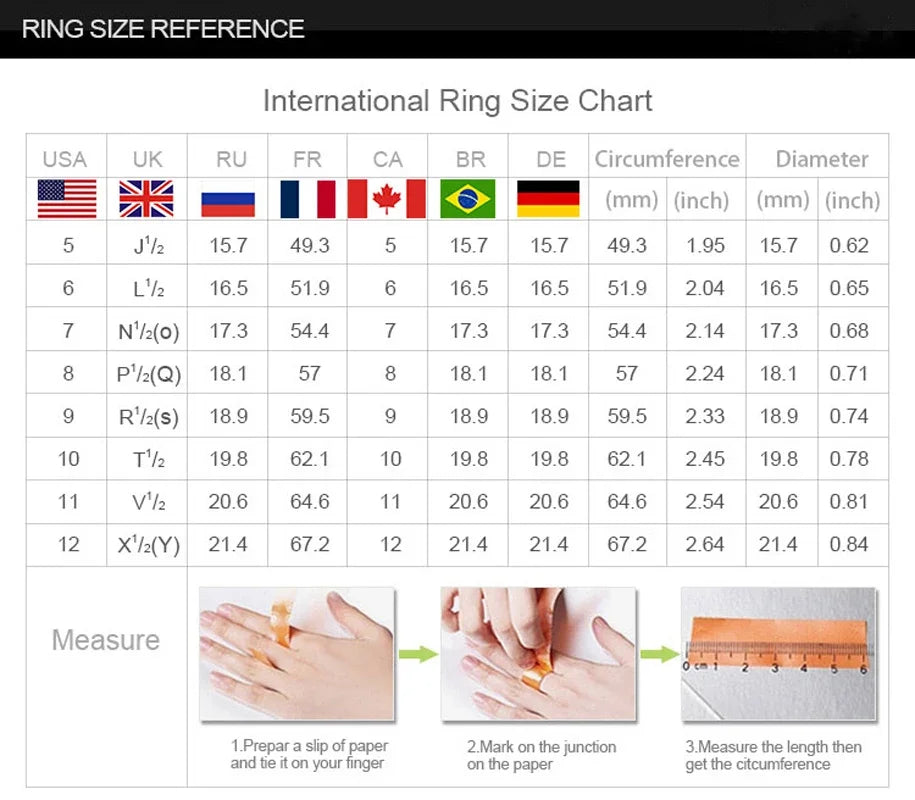New Statement Bridal Big Round Colorful CZ Finger Silver Color Stamp Rings Champagne Cubic Zircon Jewelry for Women Party Gift