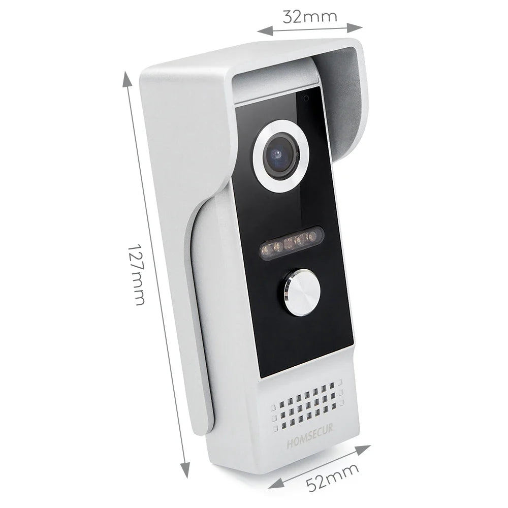 (Not Standalone) HOMSECUR M6-AHD 2MP 1080P Doorbell Camera For XSL Video Door Phone Intercom Doorbell