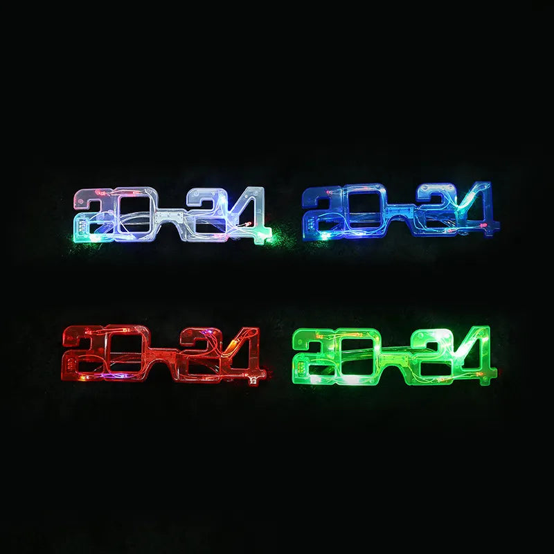 12pcs Adult Kids Women LED Glasses Light Sunglasses Glow Blind Shutter Neon Flash Bar Birthday Wedding Party Halloween Christmas