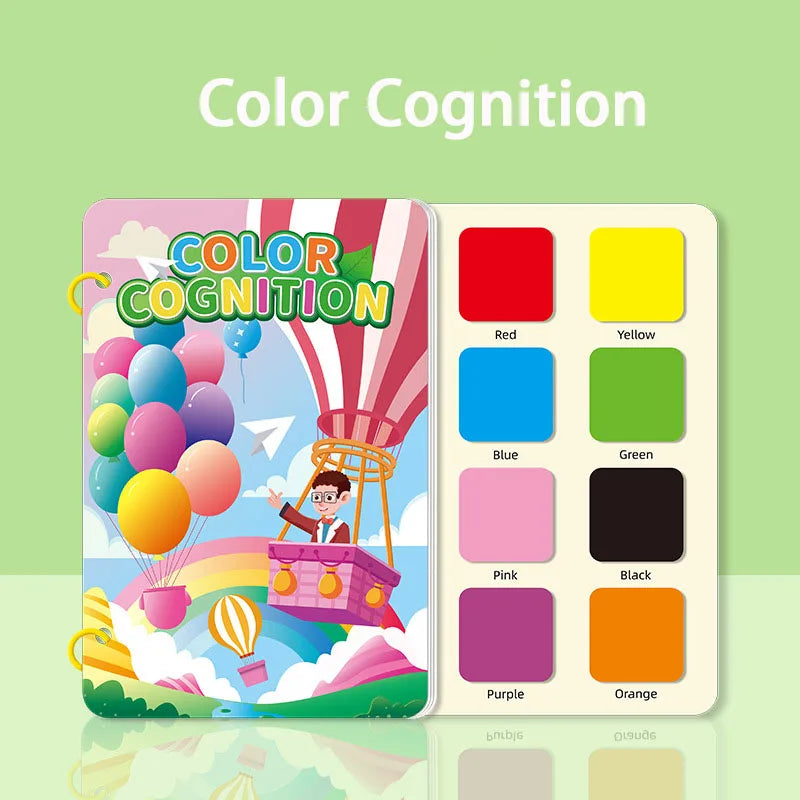 Preschool Busy Book for Toddlers Kids Early Education Montessori Toys 12 Themes Matching Quiet Books Kindergarten Learning Aids