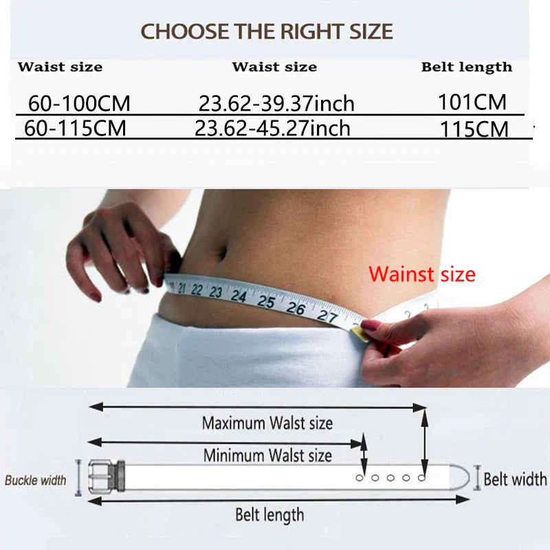 Women's Western Denim Belt High Quality Metal Hollow Ladies Trend Wide Waistband Vintage Personalized Round Belts DT148