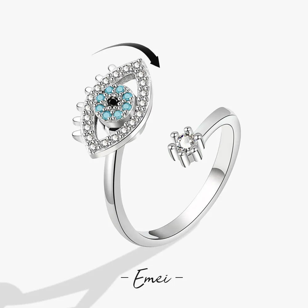 Vintage Dandelion Anxiety Ring Fidget Spinner Rings for Women Stackable Finger Ring Anti Stress Engagement Jewelry Rotate Gifts