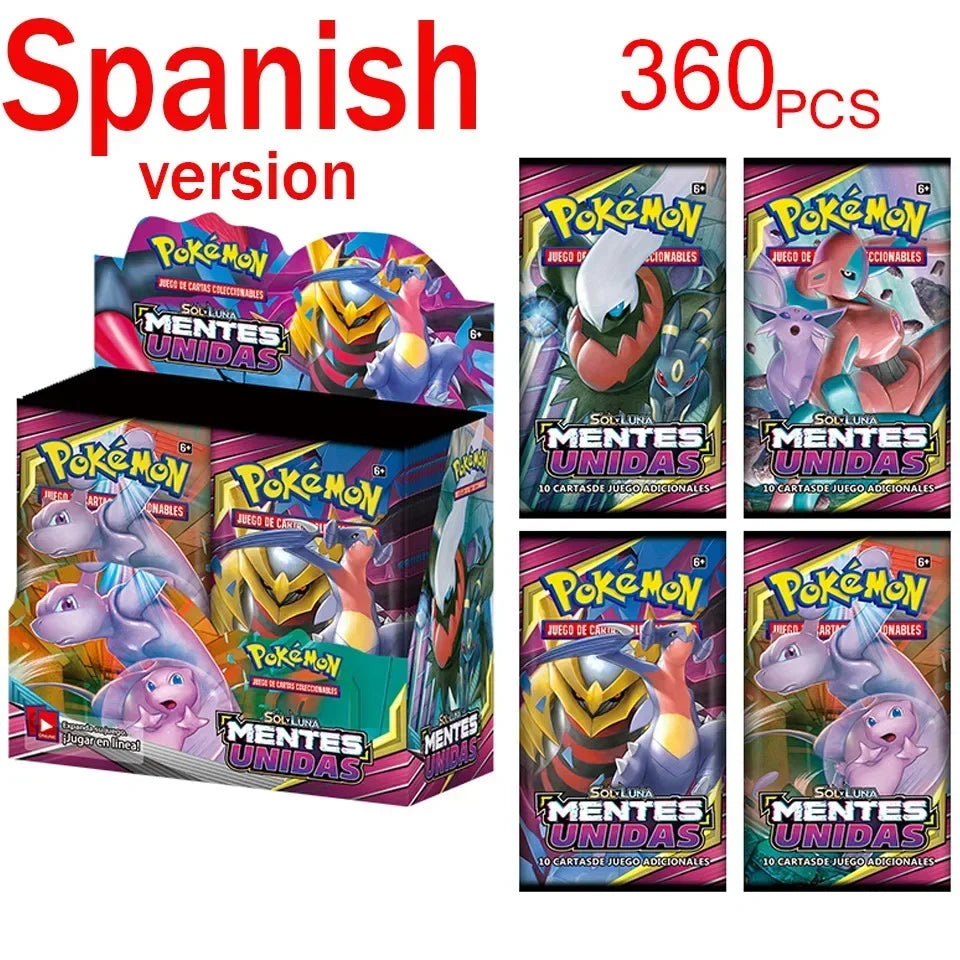 Pokémon Cards TCG: 324Pcs Scarlet & Violet Evolutions Booster Box 36 Pack Box Rare Booster Pack Vamx Collectible Card Toys Gifts