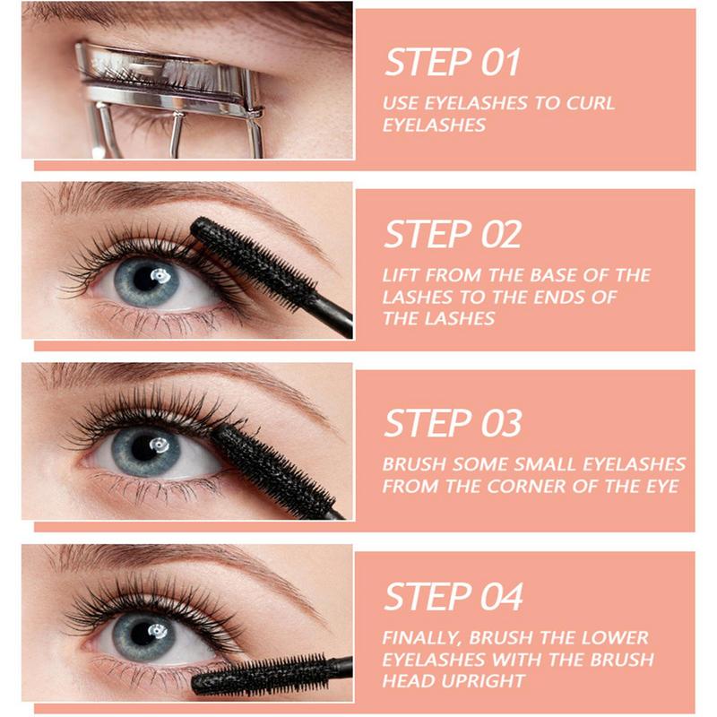 Black Waterproof Mascara Mascara Black Volume and Length Thickening Curling Lash Makeup Thrive Cosmetics Mascara for Women