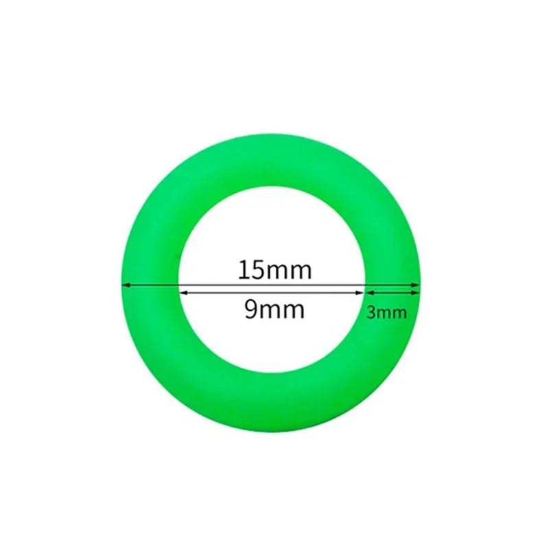 50pcs/pack Camping Nail Night Vision Luminous Ring Round