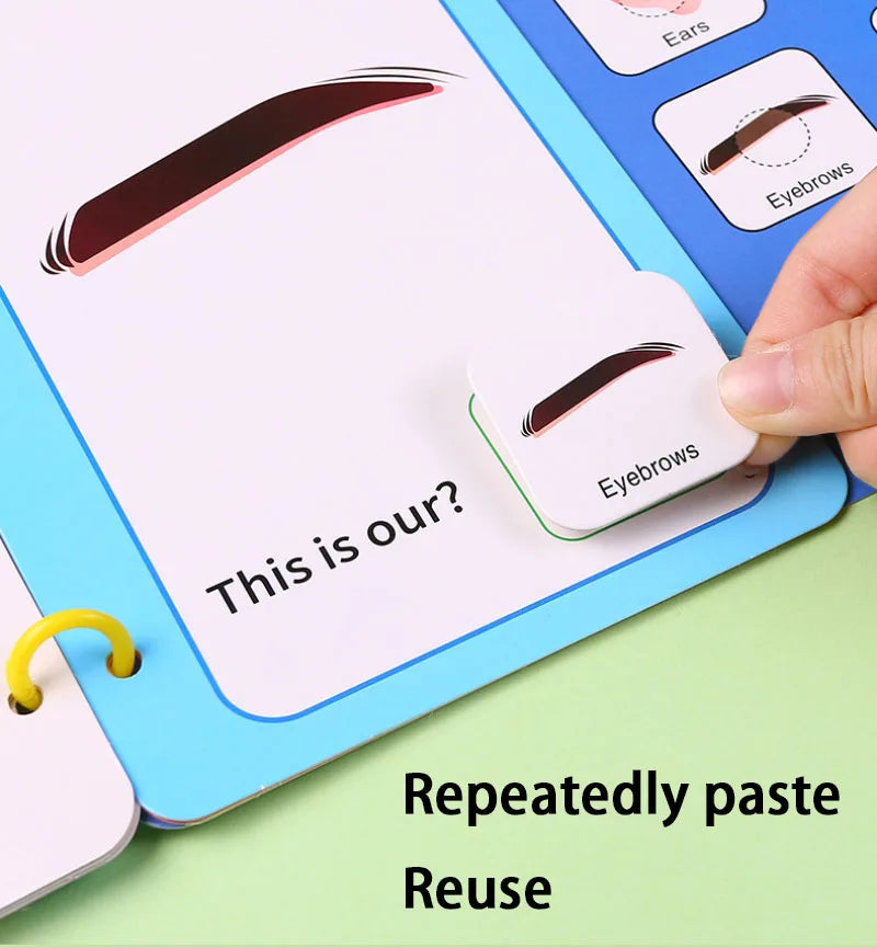 Preschool Busy Book for Toddlers Kids Early Education Montessori Toys 12 Themes Matching Quiet Books Kindergarten Learning Aids