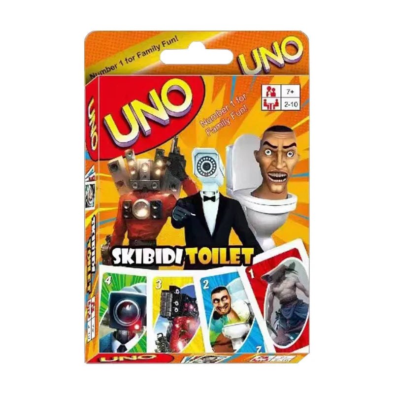 Mattel Games UNO FLIP Card Game for Family Night Featuring Tv Show Themed Graphics and a Special Rule for 2-10 Players