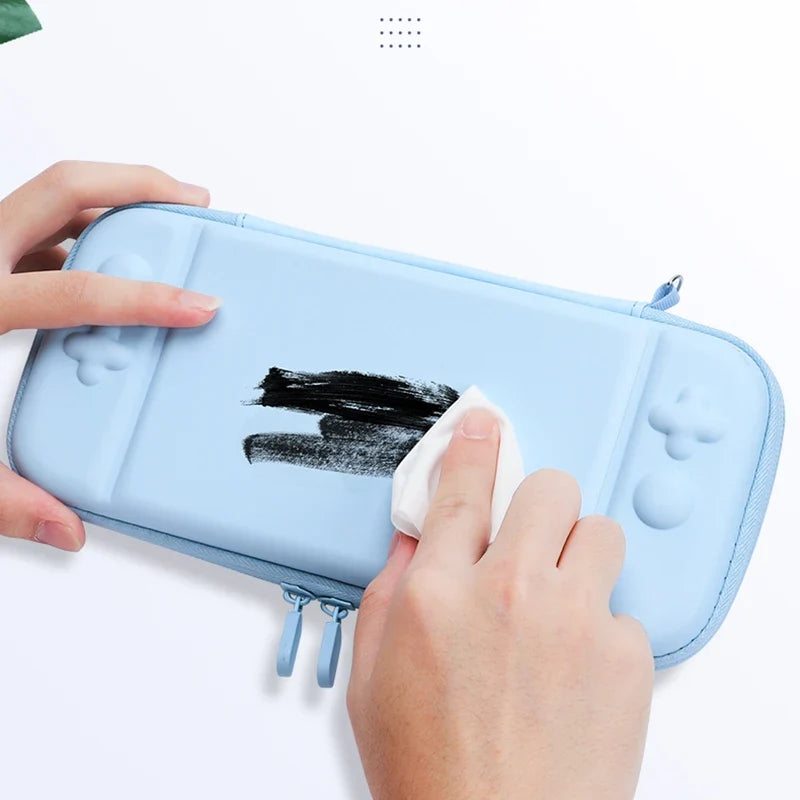 3 in 1 Portable Hard Carrying Bag Case for Switch Lite Console Game Accessories Storage with Cute Thumb Grip Cover Free Shipping