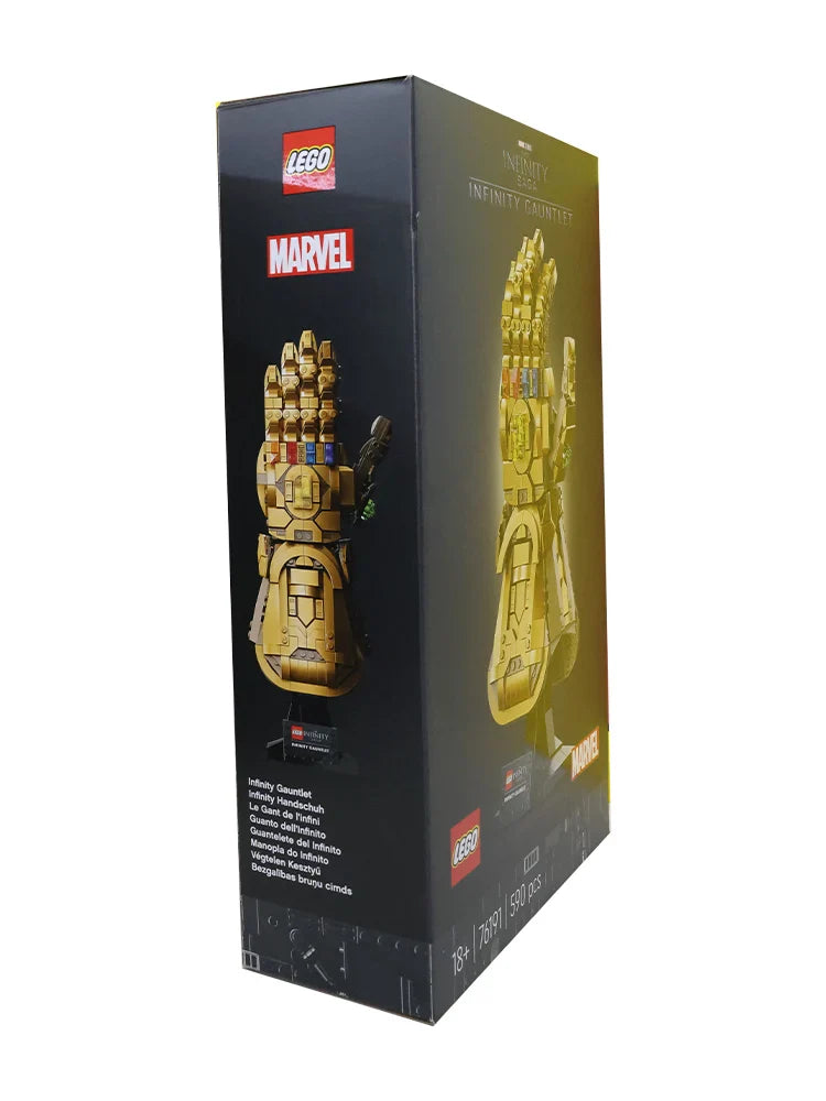 LEGO 76191 Marvel Infinity Gauntlet Collectible Building Kit; Thanos Right Hand Gauntlet Model with Infinity Stones (590 Pieces)