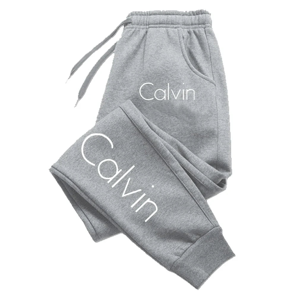 Casual Printed Sports Running Trousers Men Women  Long Pants