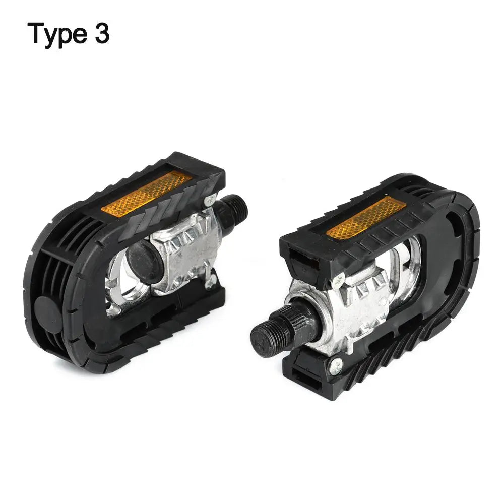 1 Pair E-bike Folding Pedals Anti-slip Refitting Platform Pedal Scooter Parts Electric Bicycle Accessories Cycling Supplies