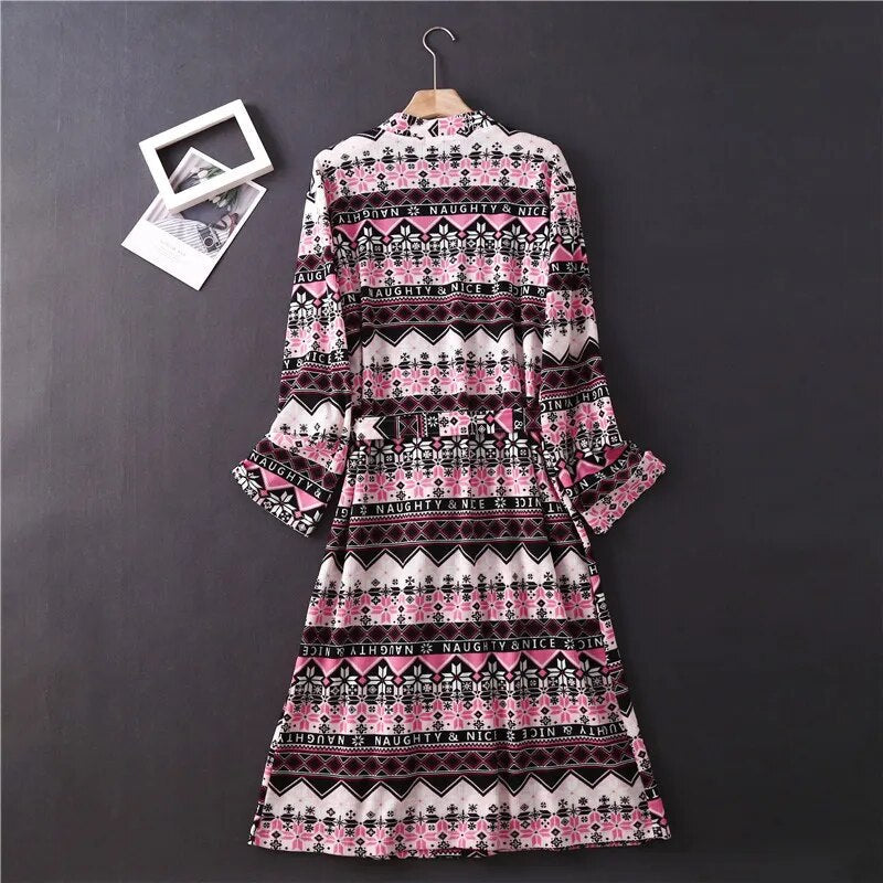 Spring and Autumn Cotton Waffle Kimono Bride Bathrobe and Night Gown Home Wear Women Flower Print Sashes House Robe for Women