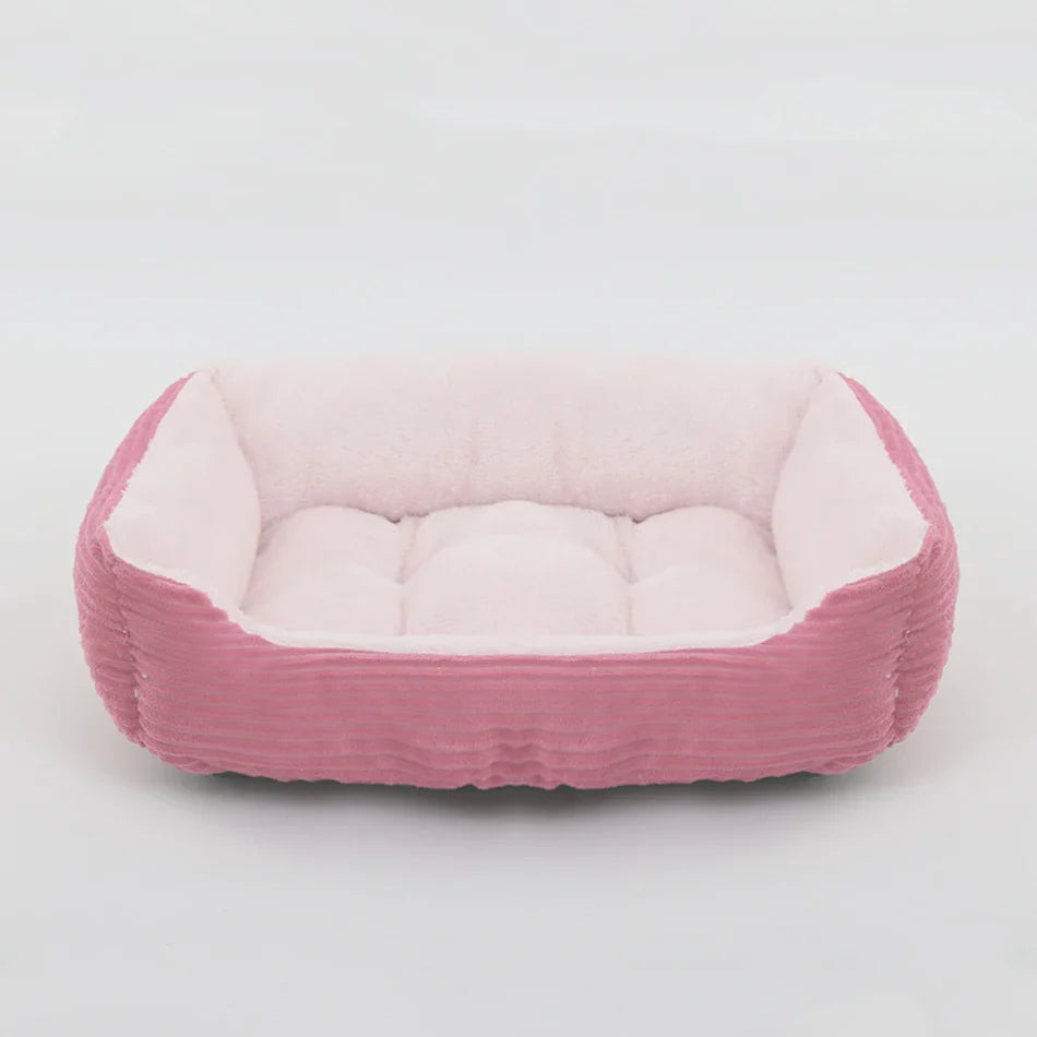Bed for Dog, Cat, Pet  Plush Kennel, Medium, Small Dog Sofa Bed Cushion, Pet Calming Dog Bed .