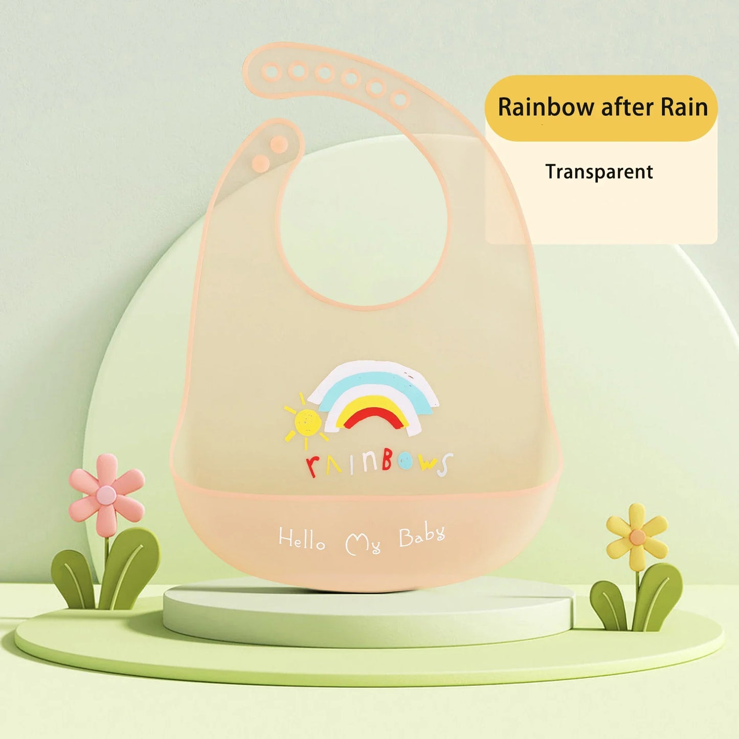 Transparent Waterproof Baby Bibs For Baby Kid Soft Silicone Feeding Bib Summer Baby Stuff Feeding Girl Boy Bibs Burp Cloths New