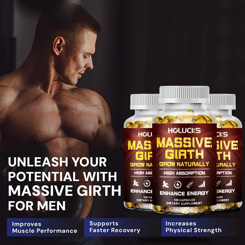 Advanced Men's Health Supplement, with Ashwagandha & Maca Root, Support Male Vitality, Enhanced Stamina, Stress, Performance