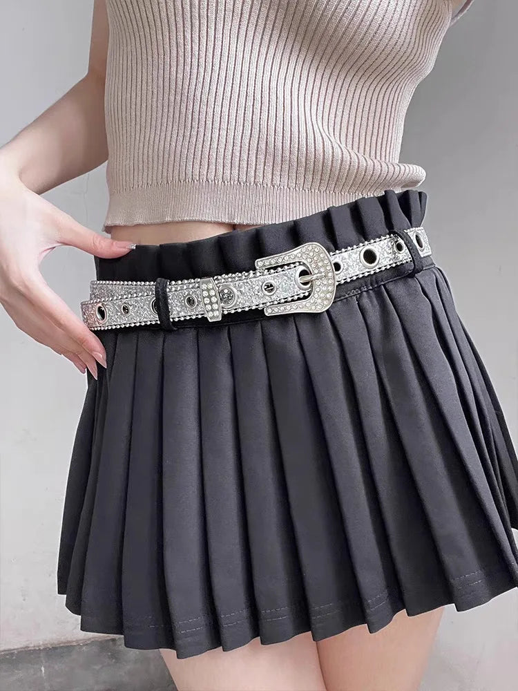 EtherealBe Gothic Rhinestone Belt for Women