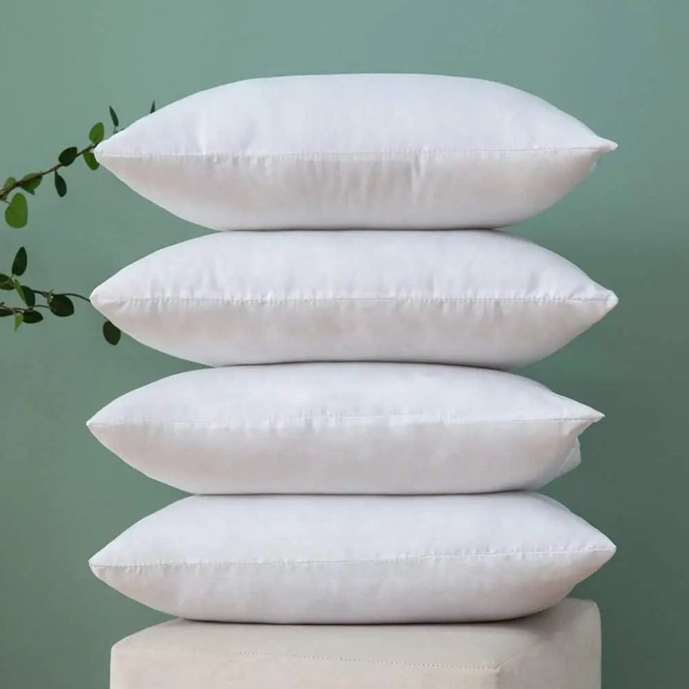 1/2 Pcs Bedding Throw Pillow Inserts, 18 x 18 Inches Pillows.