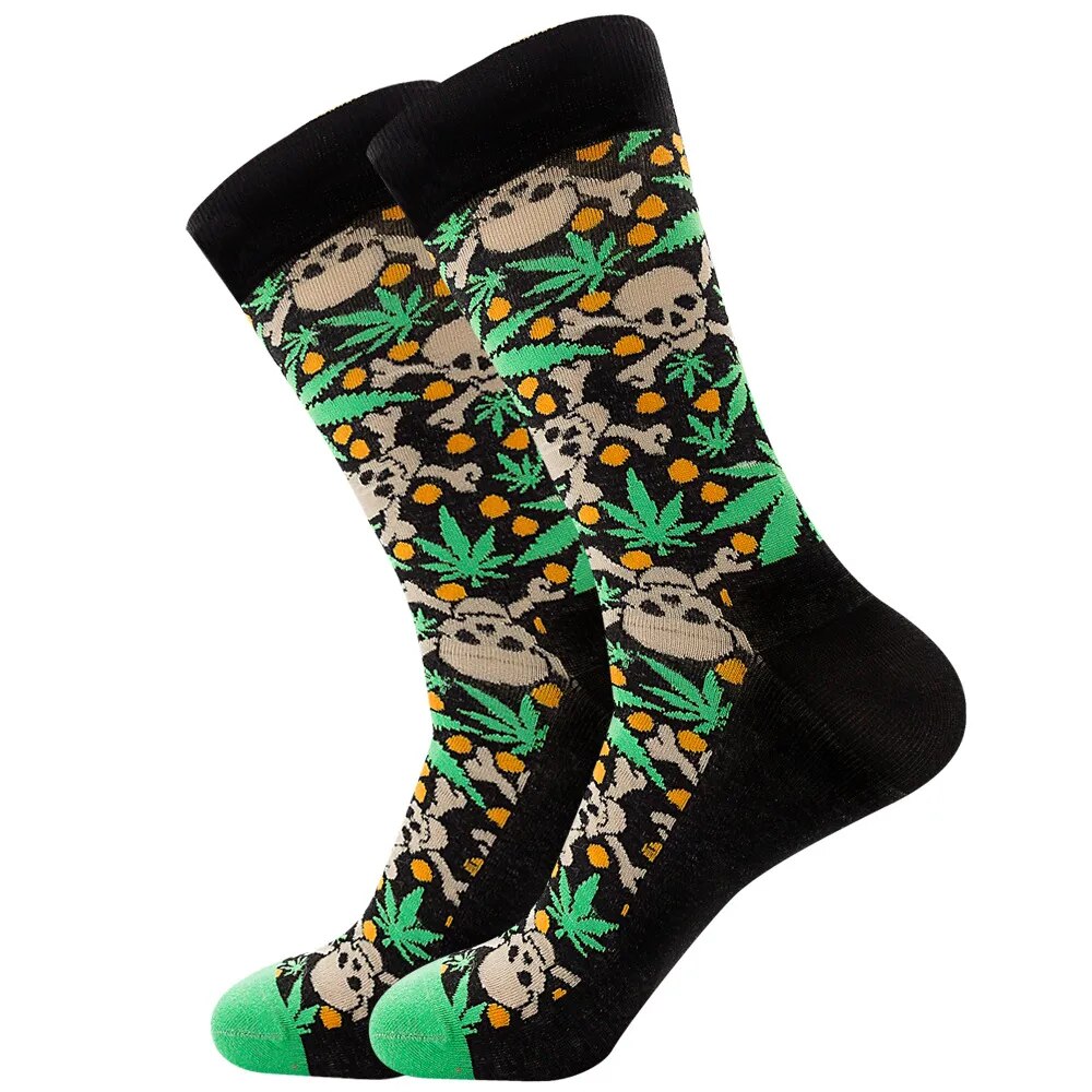 Halloween Fun Print Cartoon Socks