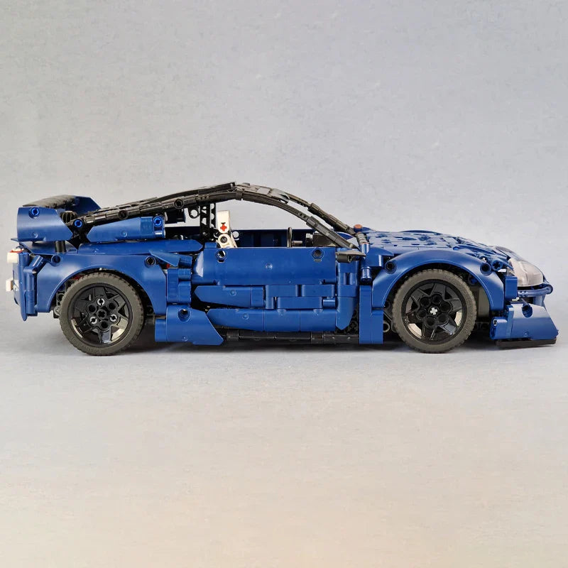MOC Supra MK4 Super Sports Car Model Building Blocks DIY Technical Vehicle Assemble Bricks Children Toy Christmas Gift 42154-B