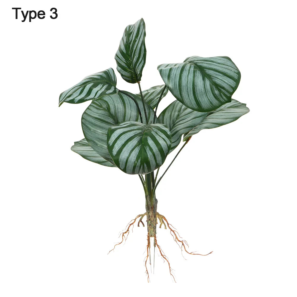 Home Decoration Desktop Ornament Party Supplies Simulation Greenery Plant Wall Artificial Hydroponic Plants With Root