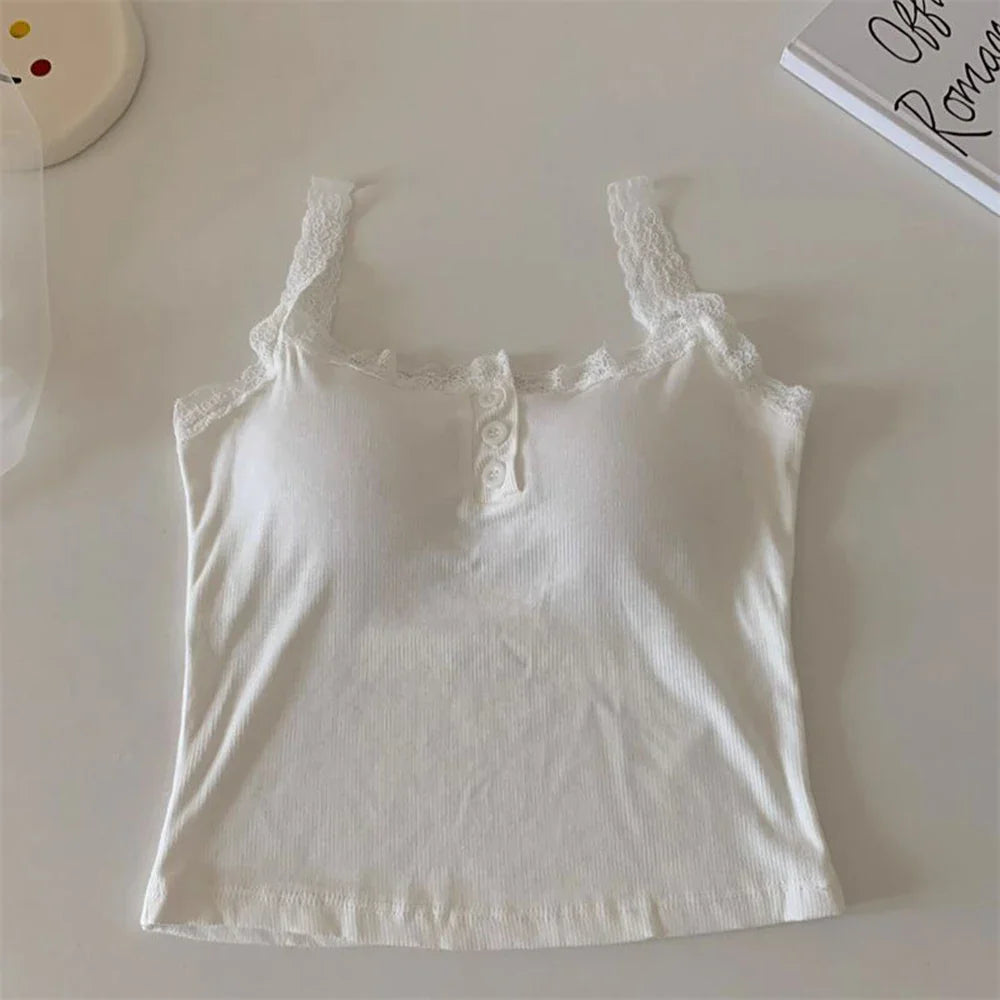 Y2k Women's Tops Backless Crop Top Sleeveless Cute Knitted Tank Top Summer Cropped Vest Female Clothing Sleepwear Tee Shirt