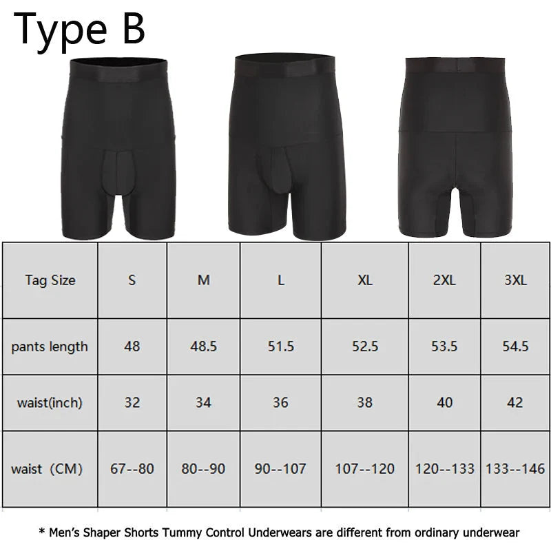 Sculpt & Support: Men's High-Elasticity Comfort Shapewear