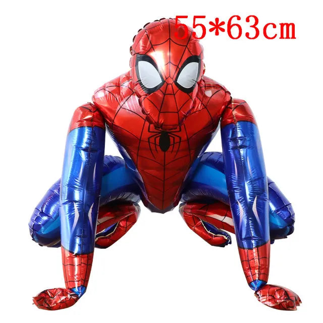 Super Hero Spiderman Foil Balloon Birthday Theme Party Decoration Baby Shower Inflatable Toy Air Globos Supplies