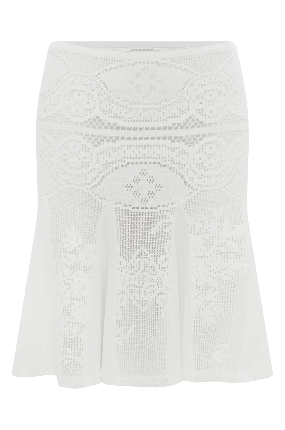 Wj Twisted V-Neck Sleeveless Top with Hollow-Out Crochet Fishtail Skirt Two-Piece Set, Hollow-Out Jacquard Flared Fishtail Skirt, Slim-Fit Waist-Cinching Tank Top, Slim-Fit Sleeveless Crochet See-Through Fishtail Skirt
