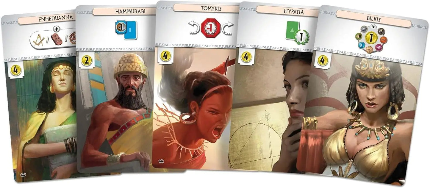 7 Wonders Leaders Board Game Expansion (New Version) | Family Board Game | Adult Civilization Board Game | Game Night Strategy B