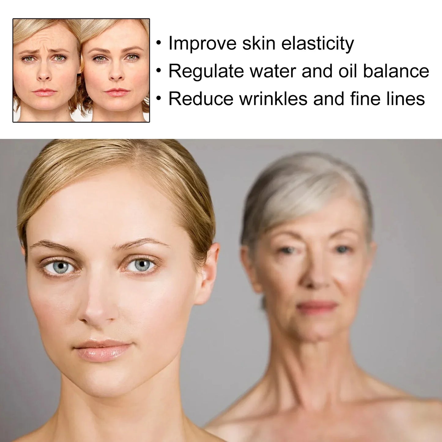 OUHOE Facial essence Deeply moisturizes, reduces fine lines, tightens skin, brightens complexion, and facial care essence