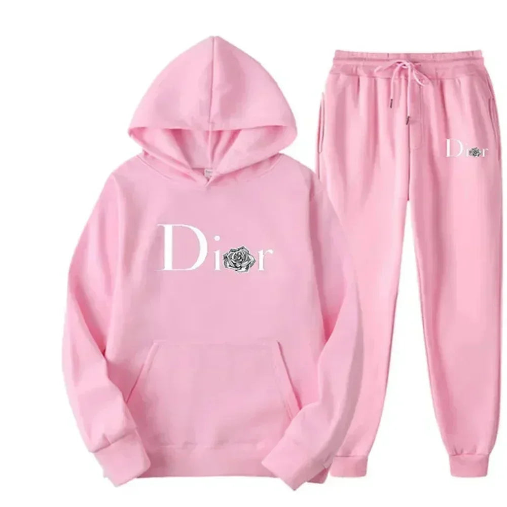 New Men Fashion Fitness Outdoor Jogging and Casual Sets, Autumn Two-piece Long-sleeved Sweatshirts and Sweatpants for Men.