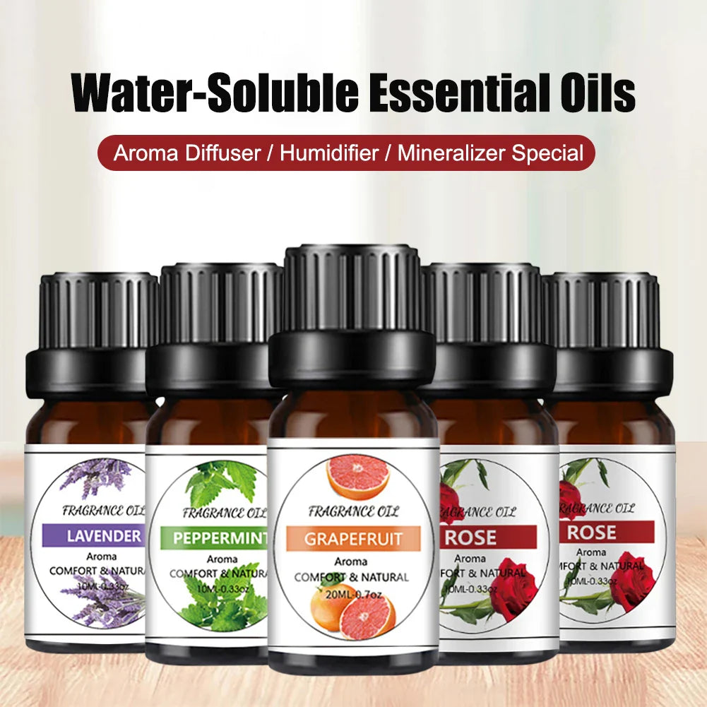 10ml Essential Oil Purifier Aroma Natural Plant Car Air Humidifier  Extraction Oil with Dropper for Diffuser for Home Appliance