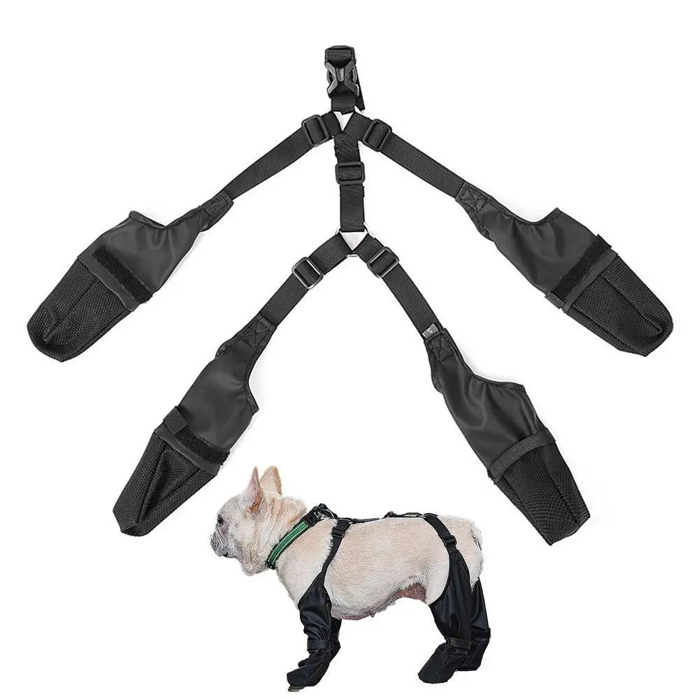 Dog Shoes Waterproof Ajustable Dog Boots Pet Breathable Shoes Soft French Bulldog Shoes Outdoor Protector Accessories Pet Supply