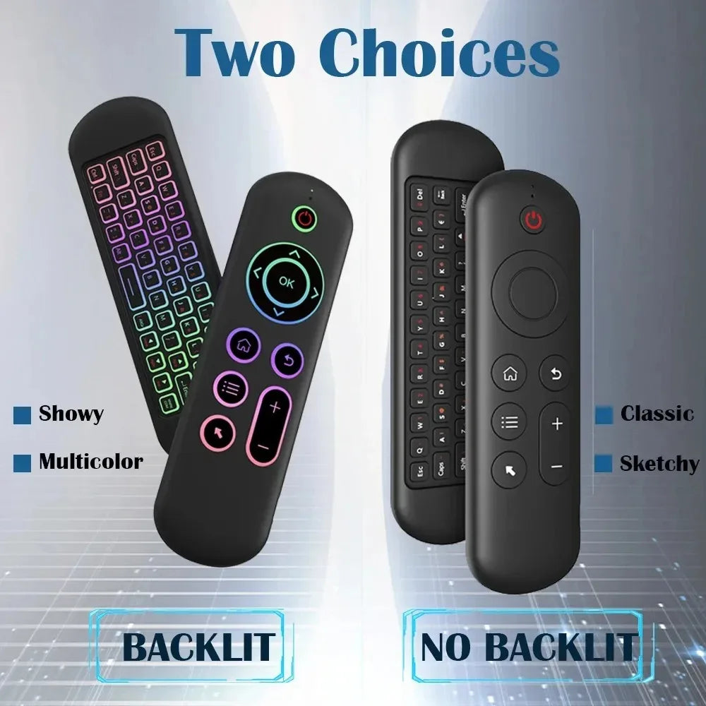 Bluetooth 2.4GHz Flying Mouse Keyboard Wireless M5 Air Mouse Voice Backlit Remote Control IR Remote Control for PC Android