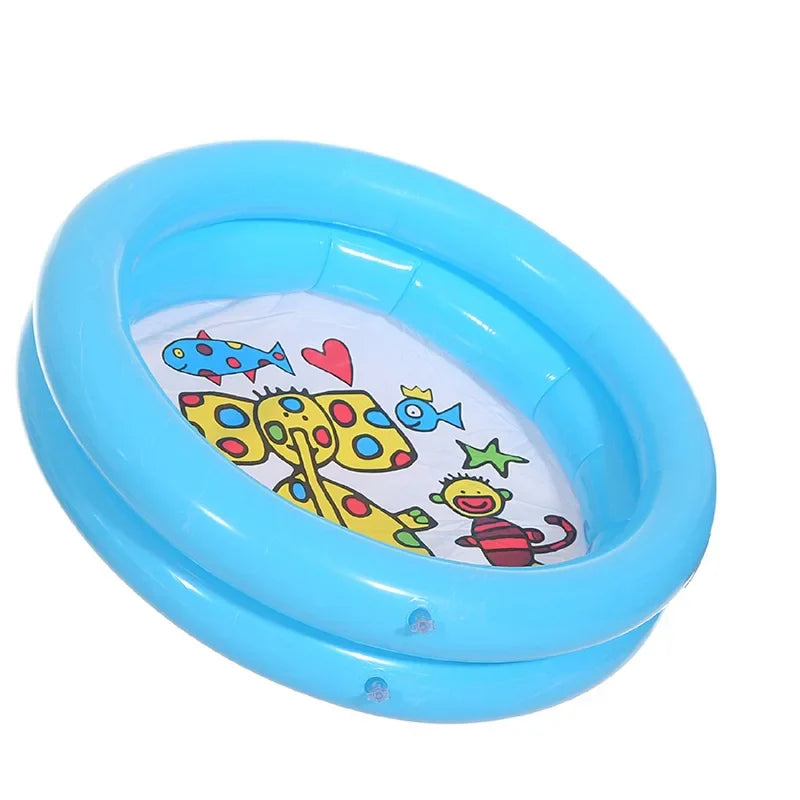 1PC 65X65CM 2024Baby Swimming Pool Child Summer Kids Water Toys Inflatable Bath Tub Round Lovely Animal Printed Pool