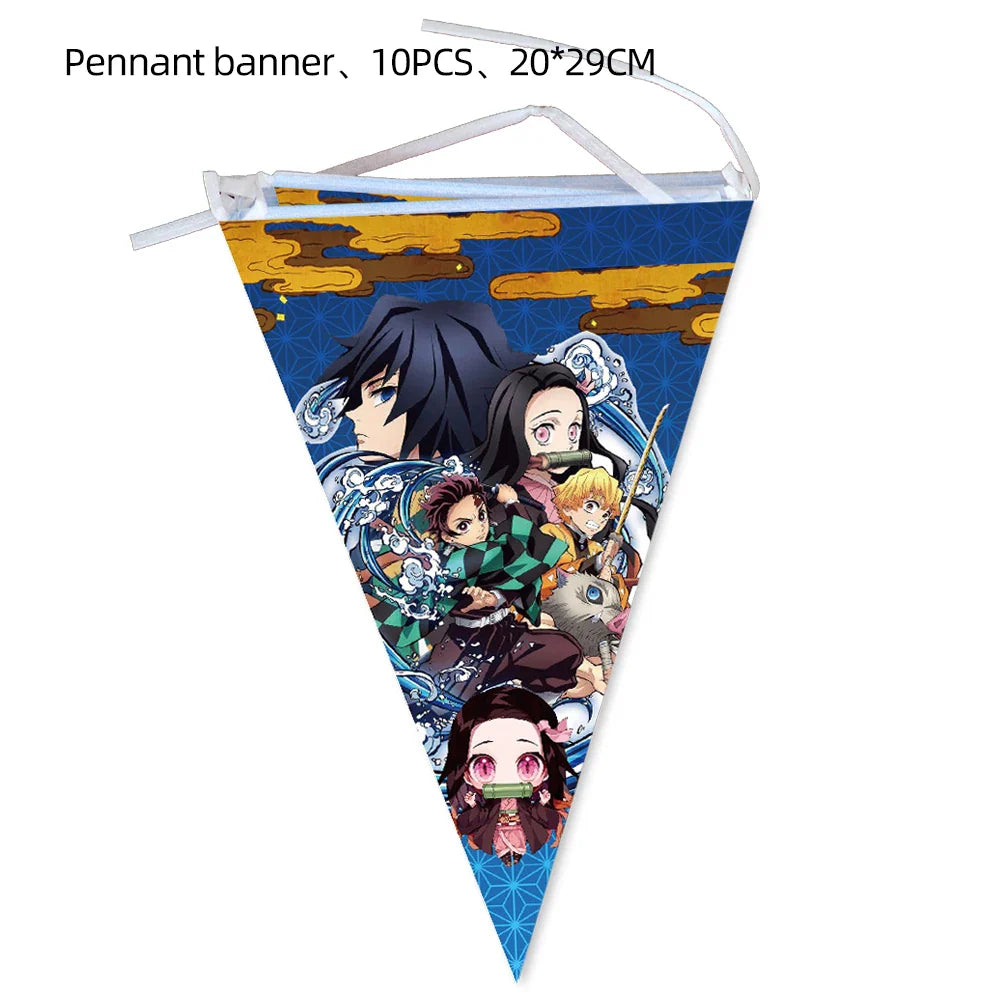 Anima Demon Slayer Party Decoration Supplies