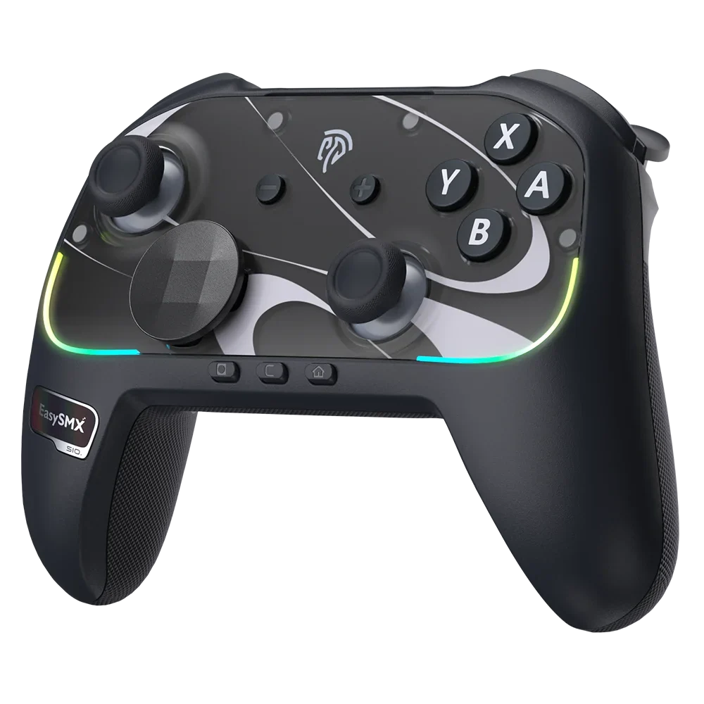EasySMX S10 Wireless Gamepad TMR Joystick RGB Controller Compatible with Switch 1/2/PC/Phone/TV/Steam, Wake Up, For Pokemon