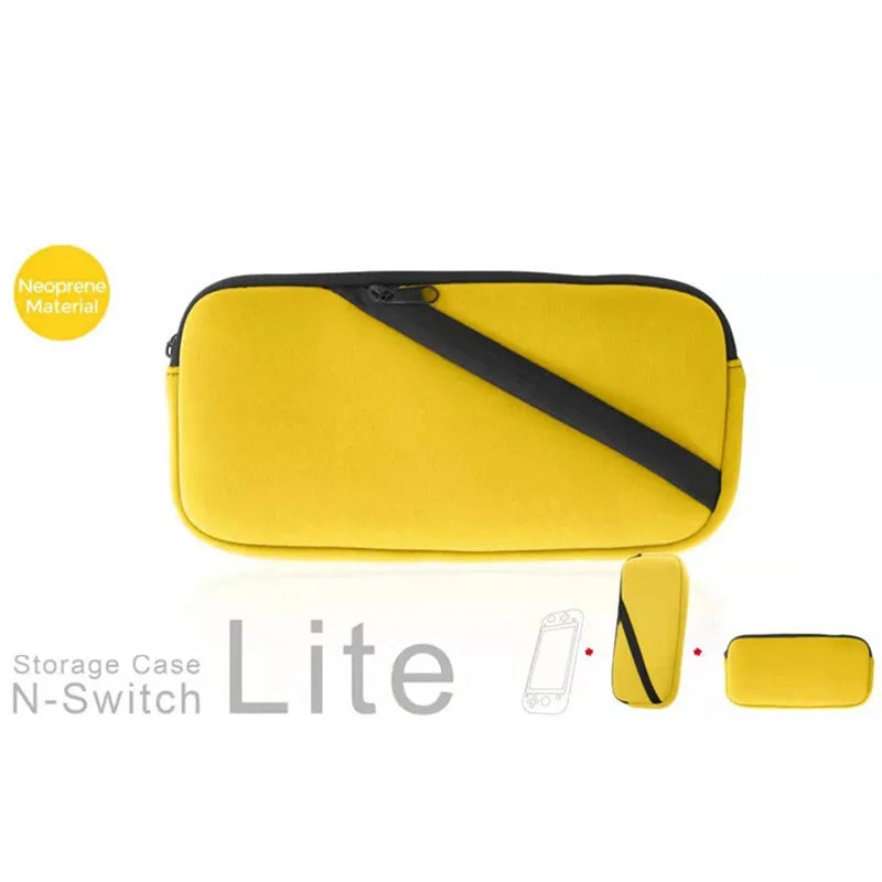 Travel Storage Bag Case for Nintend Switch Lite Console and Accessories Neoprene Portable Pouch Shell Cover For Switch NS Mini