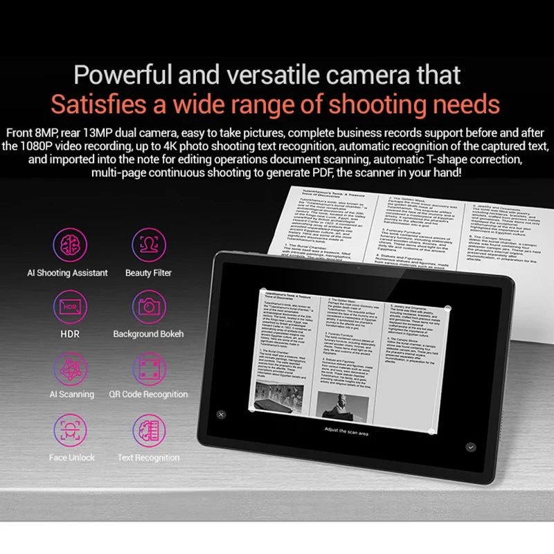 Global Firmware 8GB 128GB Original New Lenovo Pads Zhaoyang Tab K10 10.95' 90Hz MTK Helio G88 Tablets 7040mAh