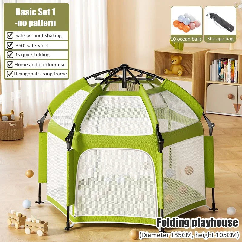 Portable Outdoor Camping Pop Up Tent , Indoor Kids Tents,  Baby Play House