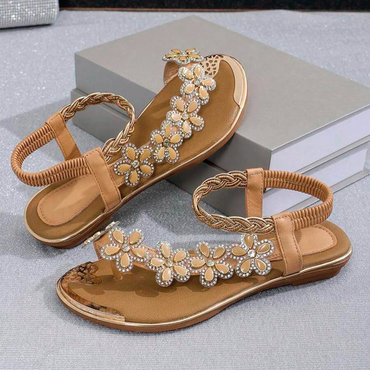 Thong Sandals For Women Cool Slippers Female Soft Soled Non Slip Wear Resisting Flat Beach Flops Lady Sandals Women Sandals 37