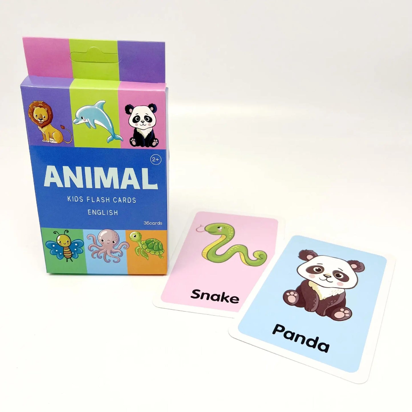 Montessori Alphabet Flashcards for Kids 3-14 Years, 36 Cards x 8 Themes, Educational Toys, Reading/Writing Learning Games Gift