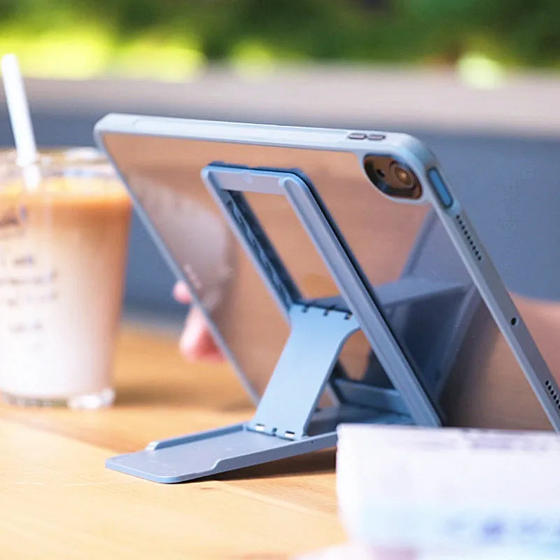 Universal Tablet Stand Foldable Storage Portable Sticky Creative Tablet Bracket for Ipad Desktop E-Reader Bracket Tablet Holder