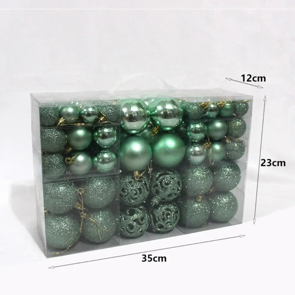 100pcs Christmas Decor Tree Xmas Balls Party Wedding Ornament Party Supplies Xmas Ornament Ball Xmas