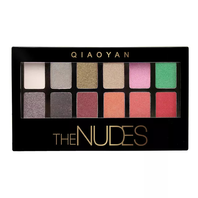 NEW Professional Eye shadow Cosmetic Matte Eye Shadow 12 Colors Make Up Set Nudes Palete Eyeshadow Palette Brighten