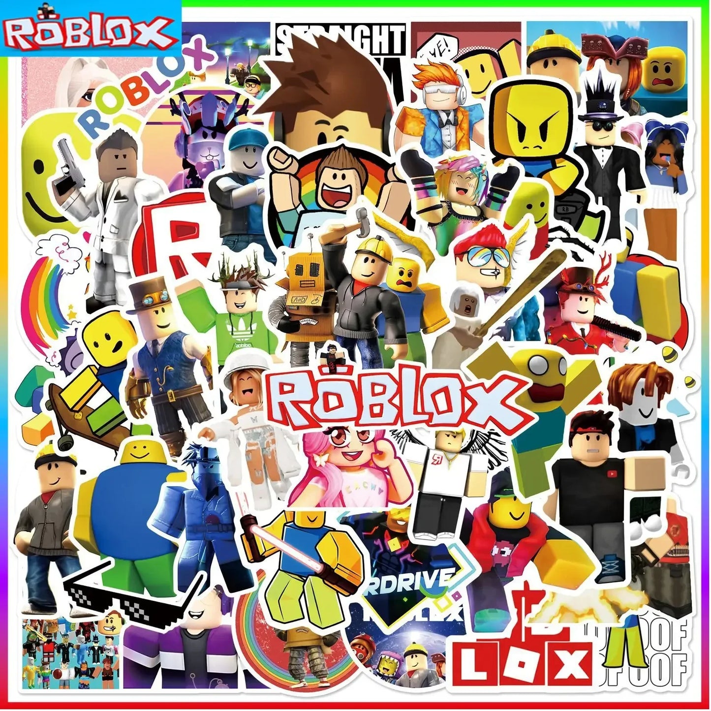 Roblox 24 Collectible Doll Series Virtual World Version 1-6 Building Blocks with Accessories Birthday Gift for Girls Kids Boys