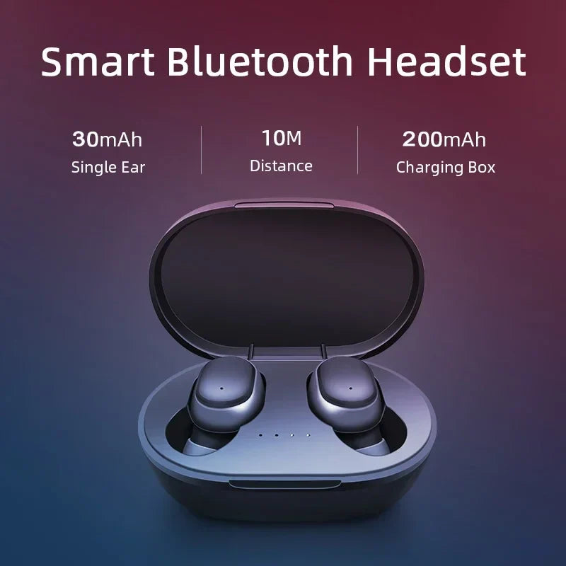 Original A6S TWS Wireless Bluetooth Headset, with Mic, Air Pro Earbuds, for Xiaomi Noise Cancelling Bluetooth Headphones.