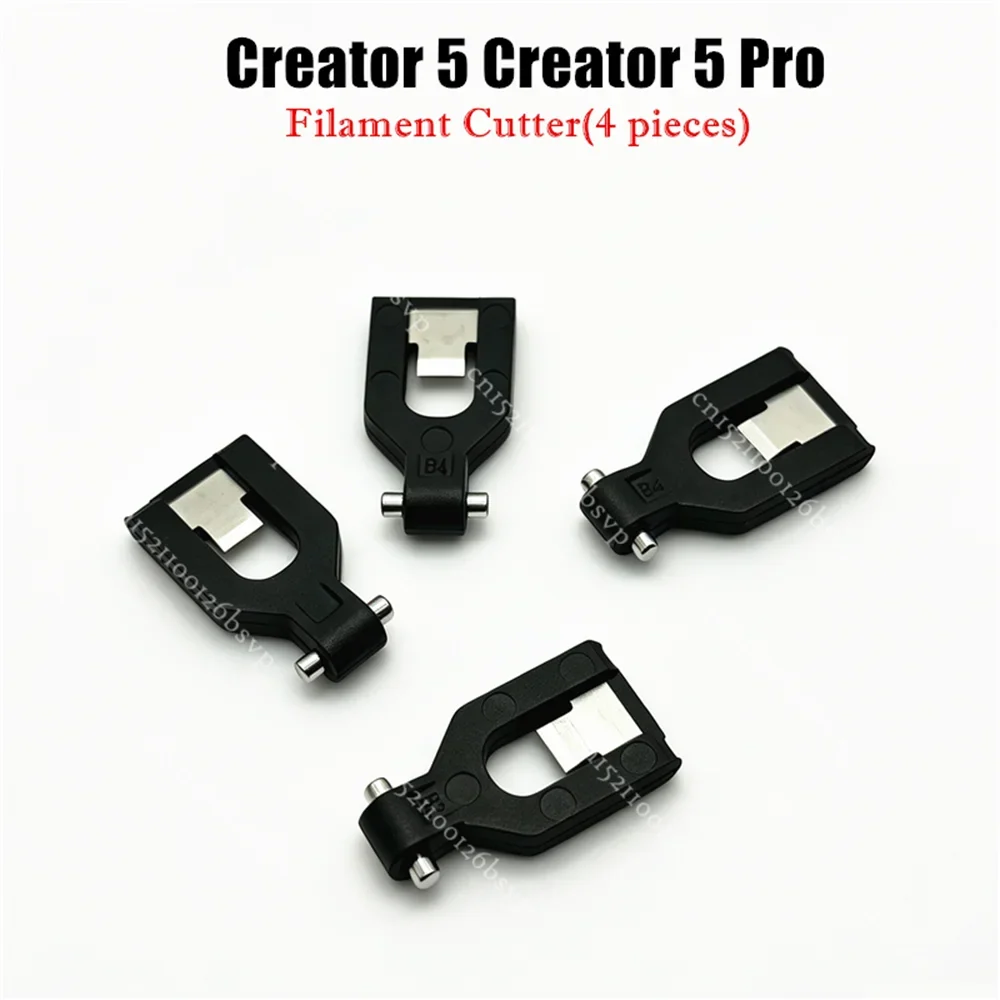 4Pcs/set Original Filament Cutter Kit Fit For Flashforge Creator 5 C5 Pro 3D Printer Parts