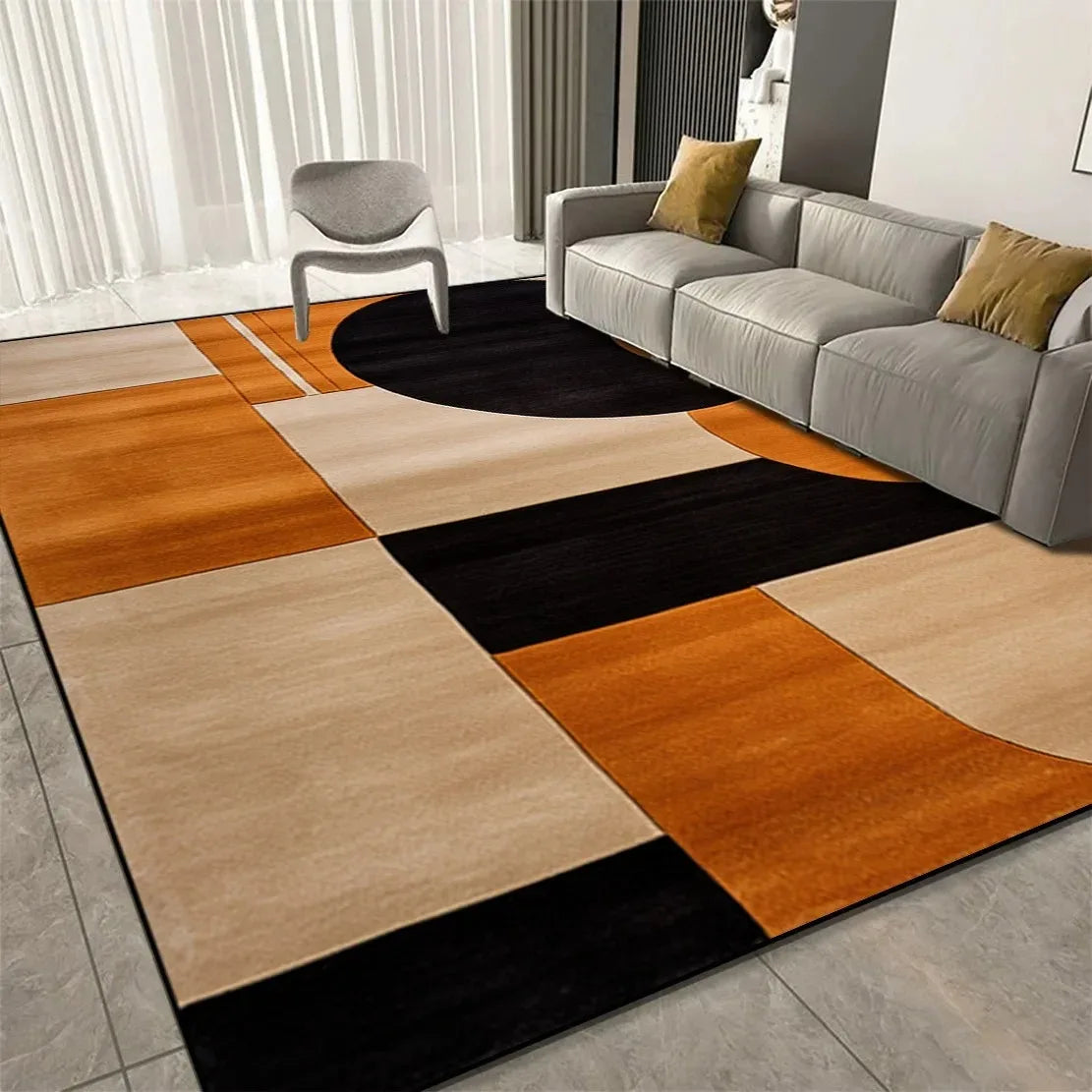 Large Geometric Carpets for Living Room Decoration Sofa Large Area Home Rugs for Bedroom Soft Non-slip Mat for Children
