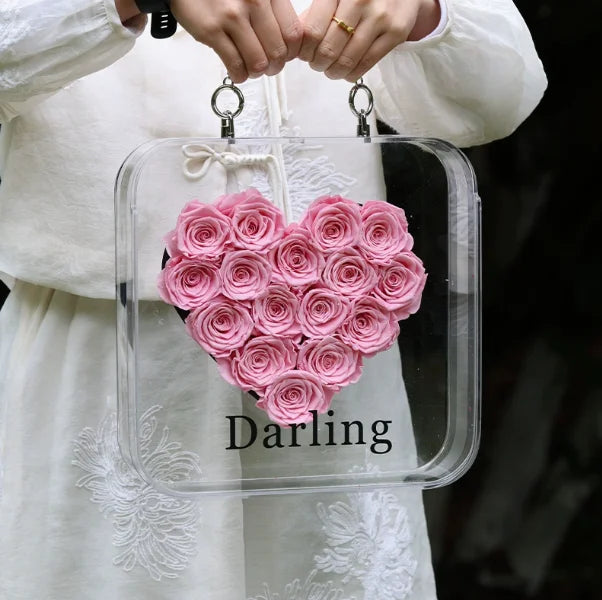 Preserved Flowers Rose Gift Box Mother's Day Graduation Season Gives Girlfriend Gives Teacher Wedding Gift Eternal Rose Flowers